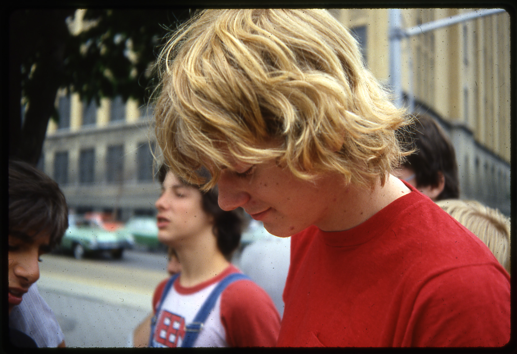Slides from spring 1981? Gunnar Olsen, with Martin’s nose on the left and R. Shmidt behind (just the hair).